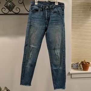 Levi's Wedgie fit high waisted straight jeans